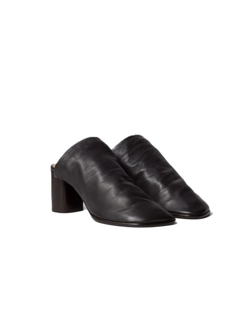 MULES LemairePelle di agnello liscia - Cioccolato fondente Lemaire | FO0262 LL0154BR490 DARK CHOCOLATE